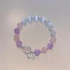 Pulsera de mariposa de cristal de ópalo, pulsera femenina de escape Princesa ins temperamento versátil estudiante de moda Regalo de alta calidad