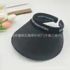 2026 Sombrero de Sol de Verano Nuevo Estilo para Deportes al Aire Libre para Mujer con Ala Ancha, Seda de Hielo Transpirable Estilo Coreano con Parte Superior Abierta