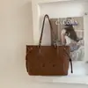 Bolso Gatito Estilo Coreano para Mujer 2026 Nueva Moda de Invierno Bolso de Hombro Versátil Gran Capacidad Bolso Tote para Viajes Cotidianos Trendy