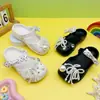 2026 Nuevos Zuecos de Ballet de Princesa para Niños de Verano con Flor de Perla y Moño, Chanclas de Playa Cerradas para Exteriores de EVA