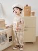 Ropa de dormir para niños Qiu Duo Meng Oso de Pan Monos Bebé Dibujos Animados Conjunto de Sudadera Ropa de Otoño e Primavera 2026 Pantalones Casuales para Niñas