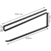Colgador de Papel de Cocina Estante para Toallas Sin Taladro Montado en Pared Perezoso Vertical Refrigerador Estante para Rollos de Film Plástico Estante de Almacenamiento