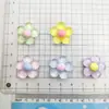Flor Transparente de Cinco Pétalos Flor de Girasol Accesorios de Resina diy Pegamento de Crema Funda para Teléfono Móvil Accesorios para el Cabello Zapatos Flor Material para Ropa