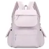 Mochila de Cor Sólida, Leve, Simples, Grande Capacidade, Sensação de Luxo, Casual, Unissex, Mochila de Viagem da Moda
