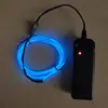 Material de Luz de Neón DIY Hecho a Mano Cable de Hierro Línea de Luz LED Emisora de Luz Mini Luz Delgada Modelo de Luz de Navidad