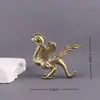 Adornos de Latón de Cuatro Bestias Míticas: Dragón Verde, Tigre Blanco, Ave Roja y Tortuga Negra; Set Creativo de Bestias Míticas de Cuatro Lados; Adornos Artesanales para Decoración del Hogar