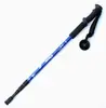 Bastão de Caminhada em Fibra de Carbono 3K, Bastão de Caminhada Retrátil Ultra-Leve de Carbono, Equipamento Profissional para Caminhada ao Ar Livre para Homens e Mulheres