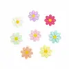 Novo Patch Bordado de Tecido com Margaridas Frescas Patch Bordado Computador Acessórios de Flores Grandes e Pequenas Acessórios para Roupas Cola Termofusível