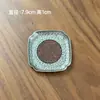 Posavasos de Aleación de Plata Antigua China, Posavasos de Bambú, Aislamiento Térmico, Soporte para Taza de Té, Platillo, Accesorios para Juego de Té Kung Fu con Estante de Almacenamiento