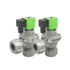 Válvula de Pulso Electromagnético DMF-ZM-25 40S 20 Ángulo Recto Tipo Tuerca 61 1.5 pulgadas Conexión Rápida Colector de Polvo
