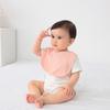 Toalha de saliva de bebê recém-nascido transfronteiriço algodão puro em forma de U gaze de 4 camadas absorvente anti-sujo babador bebê enrugado pano babador macio