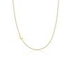 Popular Transfronterizo Collar con Colgante de 26 Letras de Doble Agujero Acero Inoxidable Cadena Clavicular Simple Combinable para Viajeros Joyería Moderna para Mujeres