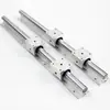 Eje Óptico Lineal SBR Bloque Deslizante Rodamiento de Guía Lineal Cilíndrica Soporte de Aluminio Carril Deslizante Juego de Mesa Deslizante para Carpintería
