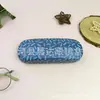 Estojo de óculos personalizado multi-padrão retrô folha floco de neve estudante azul compressão imprimível LOGO fábrica direto da fábrica