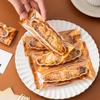 Saco de embalagem de barco de arroz glutinoso Saco inglês espesso selado à máquina Saco de bolo de gado de amêndoa caramelizada Saco único auto-selado Casa