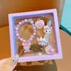 Set de Joyería Infantil Sanrio, Pulsera Linda de Dibujos Animados, Clip para Oreja, Anillo, Caja de Regalo de Joyería para Niñas Pequeñas, Accesorios para Niñas