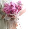 Material de embalagem para buquê de flores estilo coreano atacado floricultura floral Rosa Preto e Branco estrelas douradas Lua fio enrolado gaze para flores