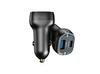 Cargador de coche pd 38W cargador de coche pd qc3.0 carga rápida de doble línea anillo de luz ambiental LED encendedor de cigarrillos del coche