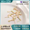Brincos em Formato de T Preenchidos com Ouro 14K Color-Preserving Brincos Longos de Fio Quadrado Brincos DIY Feitos à Mão com Acessórios de Brincos de Argola Pendurados