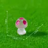 Paisaje en miniatura, que brilla en la oscuridad, hongo de estrella de cinco puntas, colgante de dibujos animados, jardín de musgo, accesorios decorativos creativos, adornos pequeños, al por mayor