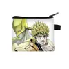 Nuevo Monedero de Jojo's Bizarre Adventure Bolsa para Monedas con Cremallera de Dibujos Animados Linda Bolsa Pequeña de Almacenamiento para Estudiantes Venta al por Mayor