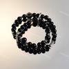 Pulsera de Doble Capa con Borlas y Cuentas Explosivas de Estilo Similar al del Asesino Wu Liuqi Diseño de Nicho Pulsera de Anime Joyería