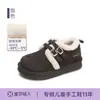 Zapatos de Algodón para Niñas 2026 Nuevos Zapatos de Invierno Birkenstock para Niños con Forro Polar Zapatos de Invierno para Niñas Botas de Nieve Calientes
