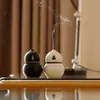 Quemador de Incienso de Calabaza Fulu Tendencia Nacional Creativo Cultural Caja de Regalo Set para Ceremonia del Té, Mesa de Té, Aromaterapia, Decoración de Atmósfera Interior del Hogar