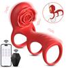 Anillo de Bloqueo de Semen Portátil Controlado por App para Hombres, Anillo Vibratorio Compartido para Hombres y Mujeres, Anillo Retardante de Doble Propósito, Producto Sexual para Adultos
