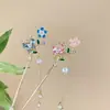 Pasador de Mariposa de Cristal para Mujer, Pasador de Alto Nivel Estilo Chino Nuevo, Tocado de Estilo Antiguo, Pasador con Borla de Perla