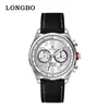 Nuevo reloj para hombre Longbo, reloj de pulsera de lujo para hombre de negocios, popular en Douyin, venta directa del fabricante 83821