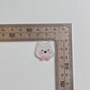 Novo tamanho pequeno West Highland Puppy Acessórios Acrílicos Novo DIY Material Feito à Mão Bolsa Jóias Desenho Animado Patch Sapatos