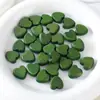 Dopamina Colorido Melocotón Corazón Madera Cuentas Teñidas Sueltas Pulsera DIY Collar Cuentas con Cuentas Forma de Corazón Accesorios Material