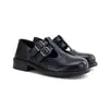 Sgirl Twtw Recomienda Zapatos Brogue Mary Jane Primavera 2026, Zapatos Negros de Boca Baja con Correas de Doble Hebilla