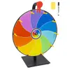 Rueda de la Fortuna de Transmisión en Vivo Accesorios Didácticos Actividad de Juego Mesa Borrable Loteria Mini Rueda de Ruleta de Mesa