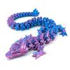 Impresión 3D Rosa Dragón Dragón de Cristal de Agua Adornos Artesanales Regalo Rojo de Internet Creativo de Mano Adornos para Coche de Mano
