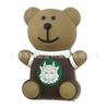Moda Urso Copo Jardim Sapatos Fivela Decorativa Novos Sapatos de PVC Flor 2024