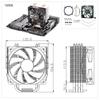 Radiador CPU Fengshen xuanbing 400 de Kyushu tubo de cobre escritorio silencioso I5 computadora I3CPU ventilador 115MD