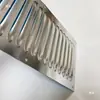 Ventilador de Rejilla de Acero Inoxidable Hierro Aleación de Aluminio Ventilación Pasante Campana Extractora Disipación de Calor Ventilación Placa de Rejilla Perforada a Prueba de Lluvia