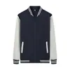 Jaqueta baseball de algodão cor sólida workwear comércio exterior transfronteiriço jaqueta solta estilo americano jaqueta baseball masculina vermelha feita sob medida