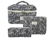 Bolsa de cosméticos portátil gran capacidad floral pequeño almacenamiento portátil algodón acolchado flor linda ins viaje estudiante