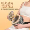 Caja de Moxibustión Dispositivo de Moxibustión Portátil para Uso en Casa, Caja de Equipo de Moxibustión para Cintura y Abdomen, Dispositivo de Vaporización, Hecho de Bambú, Adecuado para Uso en Todo el Cuerpo