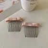 Peine con forma de lazo para cabello peinado hacia un lado, elegante, nuevo, para la parte alta de la cabeza para hacer que la cara se vea más pequeña, artefacto para flequillo voluminoso, peine para el cabello