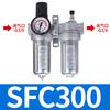 Filtro Regulador de Presión de Fuente de Aire Sfc200 Neumático de Dos Unidades Sfr300 Separador de Agua y Aceite 400