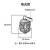 Prata 925 Prata de lei Seiko colar com mantra de seis palavras que abre caixa gawu pulseira Wenwan DIY pingente para pendurar na lateral