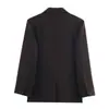Atacado Transfronteiriço Estilo Europeu e Americano Outono 2025 Terno Europeu e Americano de Blazer de Botão Duplo + Calça Plissada para Mulheres F612019/21