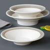 Louça Kaiboya Prato de Melamina Redondo Comercial Restaurante Hotel Prato Criativo Prato de Sopa Imitação Porcelana Prato de Jantar Prato de Plástico