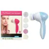 Venta al por mayor de limpiador facial eléctrico cinco en uno, instrumento de belleza, instrumento de lavado facial, instrumento de masaje facial, instrumento de limpieza de poros.