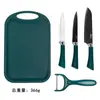 Juego de cuchillos de acero inoxidable cuchillo de fruta para el hogar cuchillo de cocina de dormitorio tabla de cortar cuchillo pelador 2 en 1 cuchillo para melón en stock al por mayor