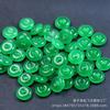 15 17mm Bama Verde Esmeralda Flor Flutuante Violeta Fivela da Paz Pingente DIY Pulseira Colar Brincos Acessórios